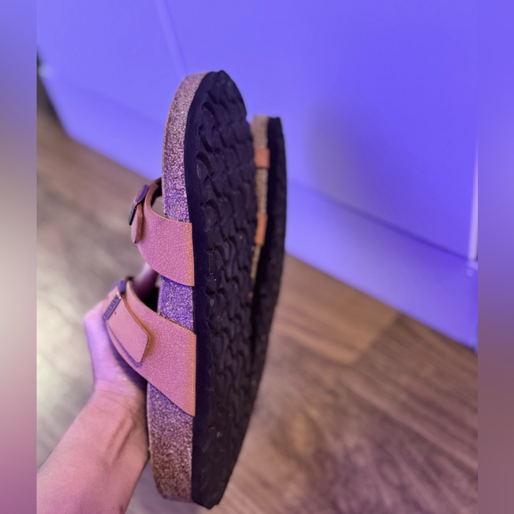 Birkenstock Mayari Vegan Birko-Flor Nubuk pecan tan color size 9 - Picture 5 of 5
